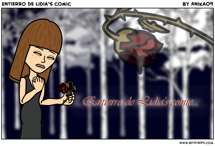 Entierro de Lidia's comic