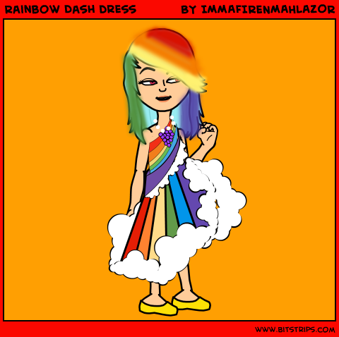 Rainbow Dash dress