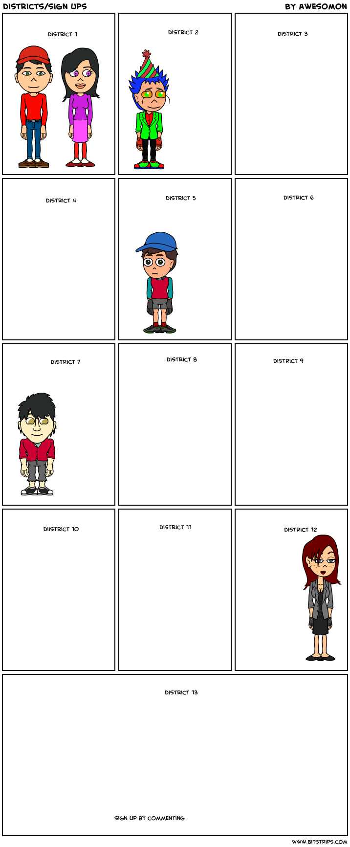 districts/sign ups