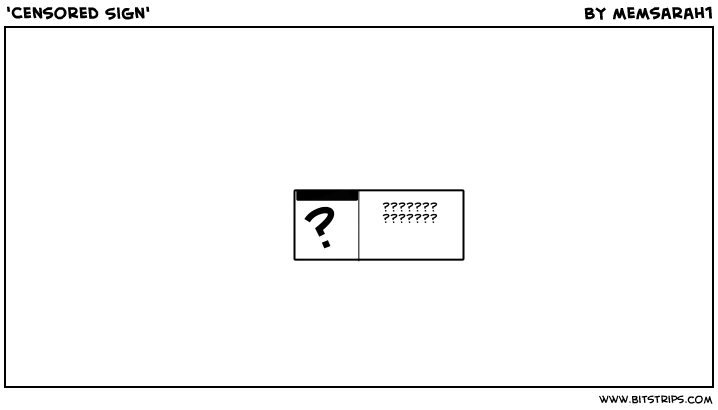 'Censored Sign'