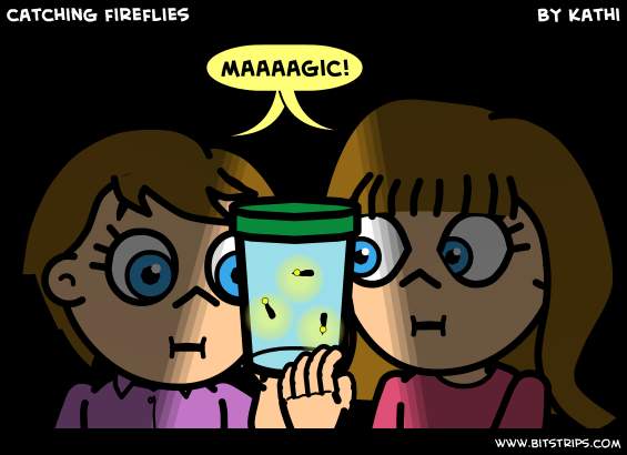 catching fireflies