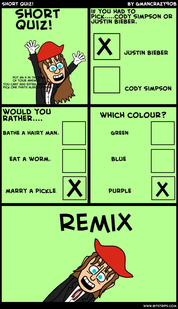 Short Quiz!
