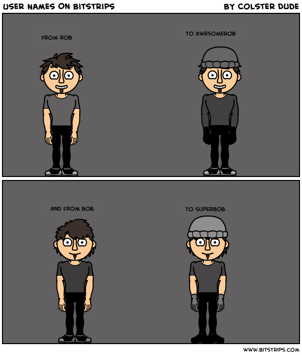 User Names On Bitstrips