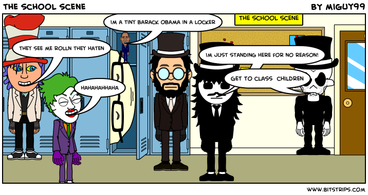 the school scene