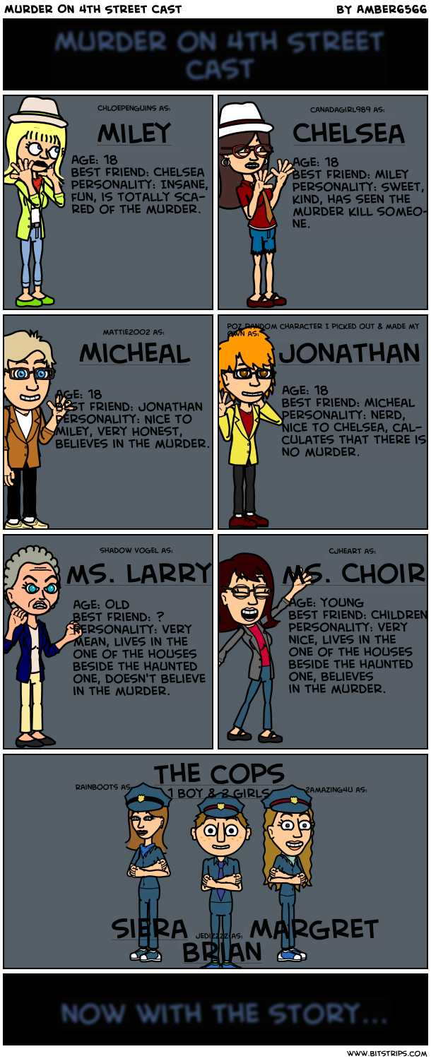 Murder On 4th Street Cast