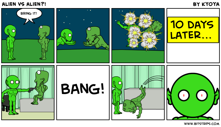 alien vs alien?!