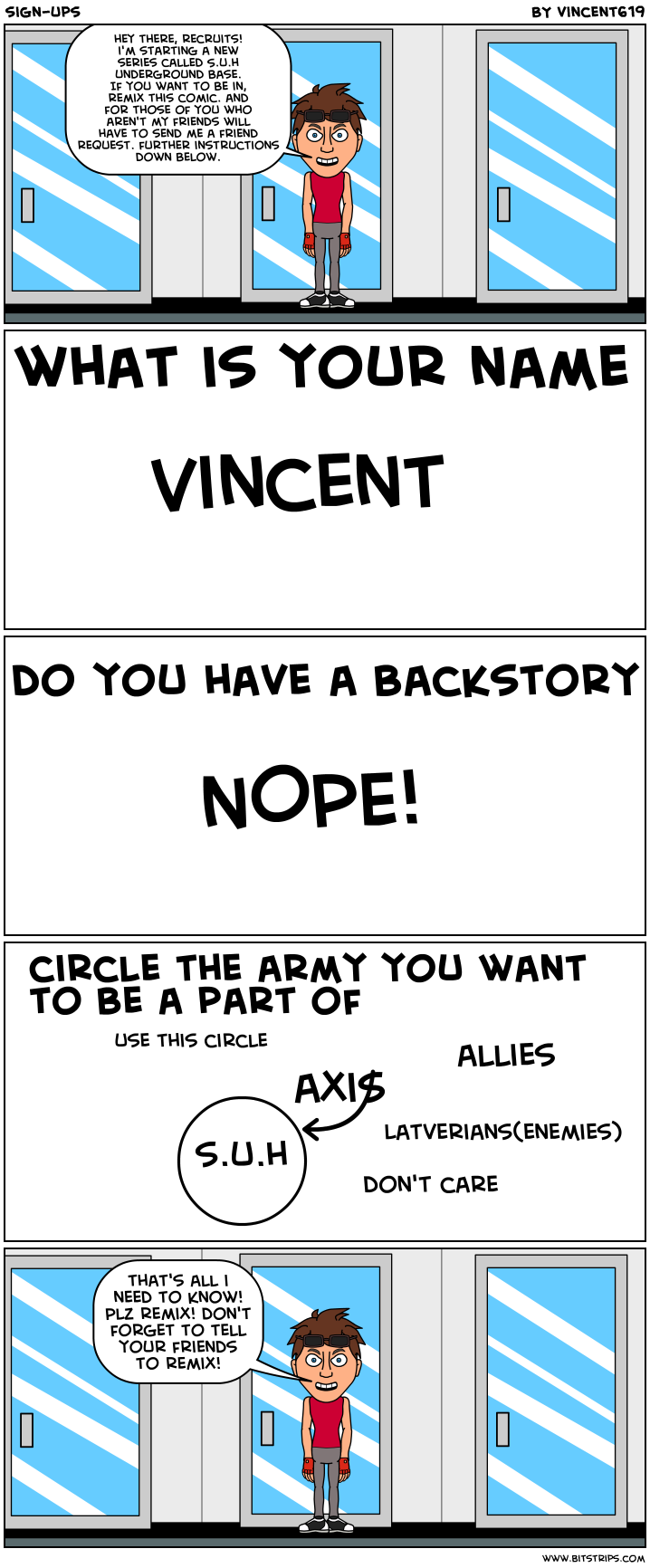 sign-ups