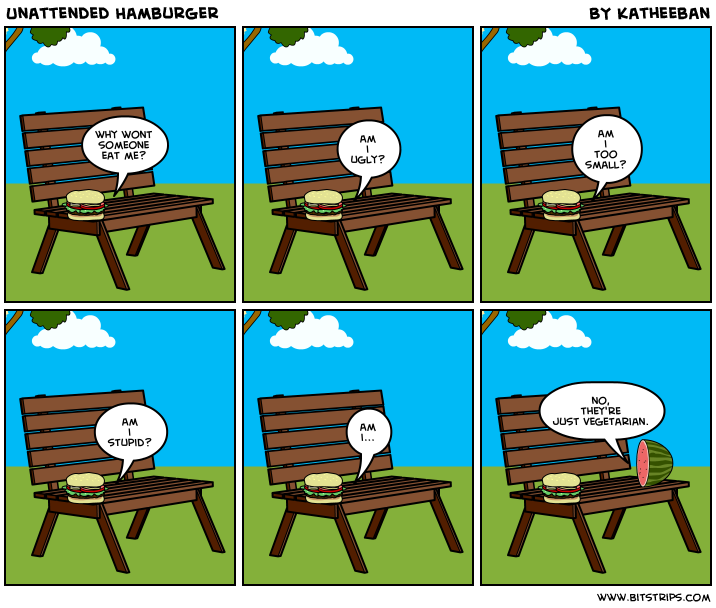 Unattended Hamburger