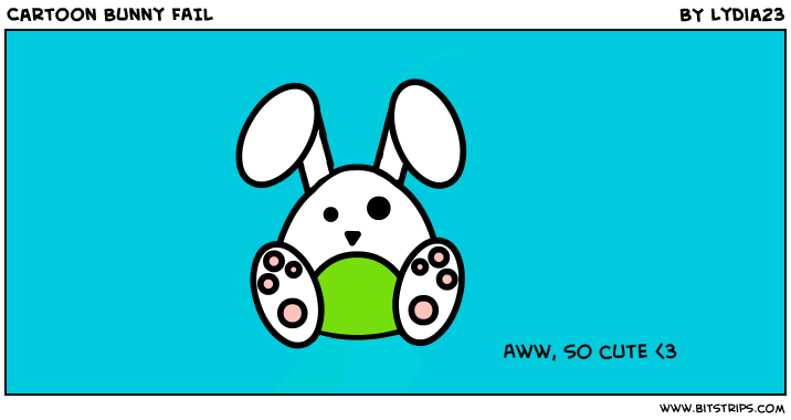 Cartoon Bunny FAIL