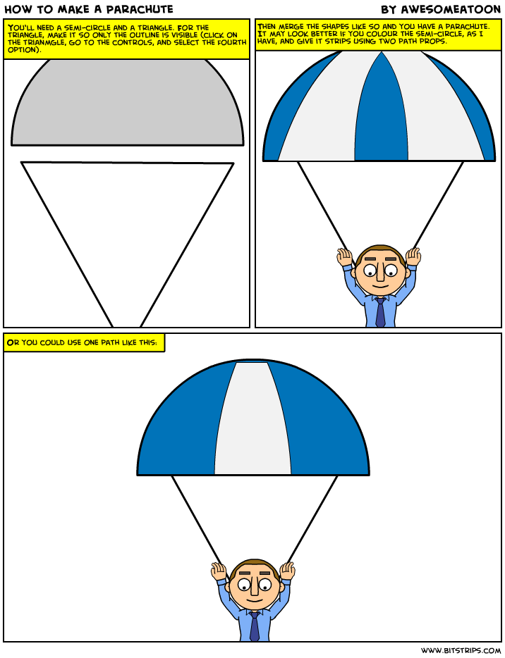 How To Make A Parachute Bitstrips