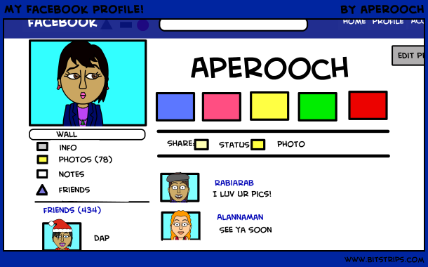 My Facebook Profile!
