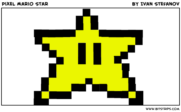 Pixel Mario Star