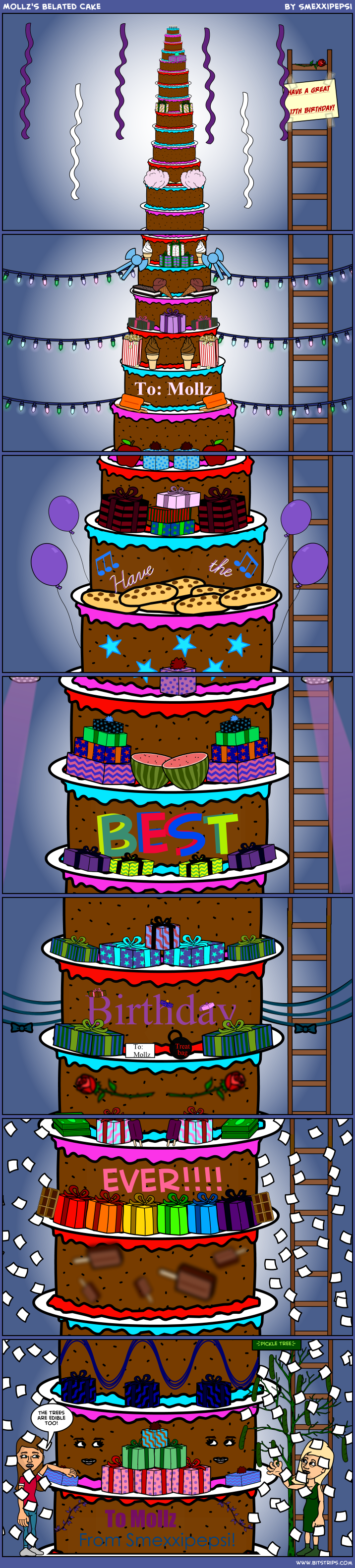 Mollz's Belated Cake