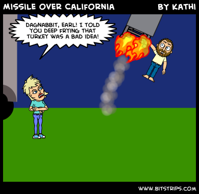 Missile over California