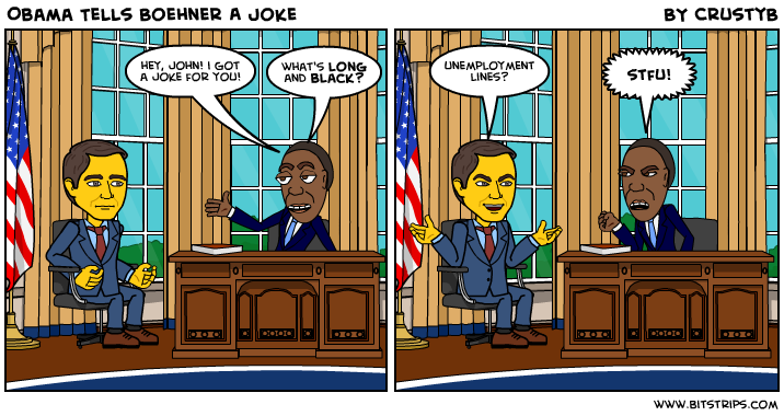 Obama Tells Boehner A Joke