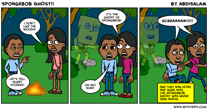 spongebob GHOST!! - Bitstrips