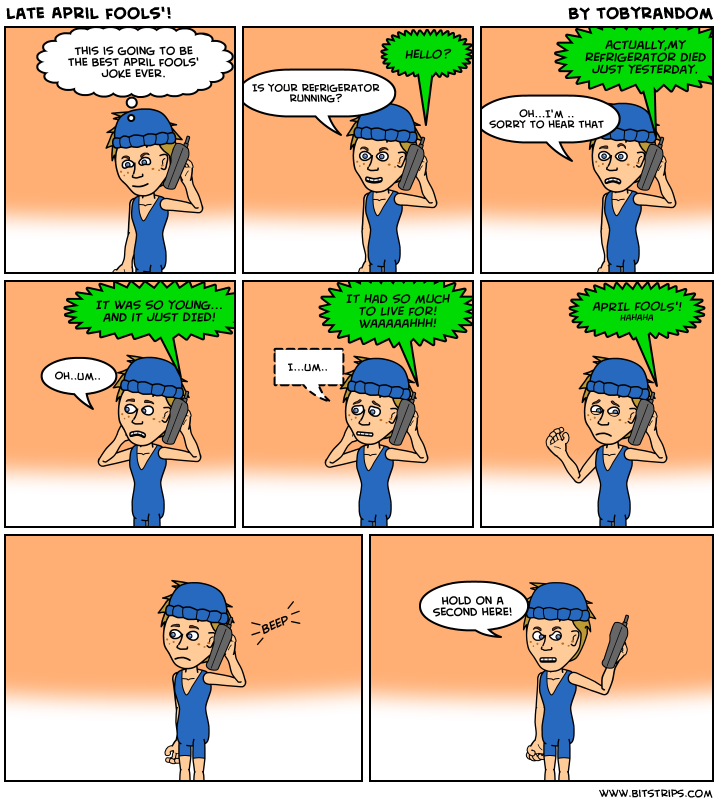 late April fools'!