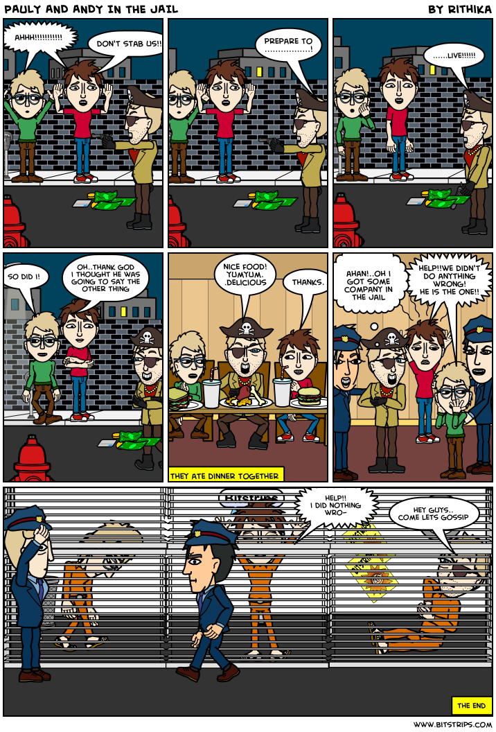 PAULY AND ANDY IN THE JAIL 