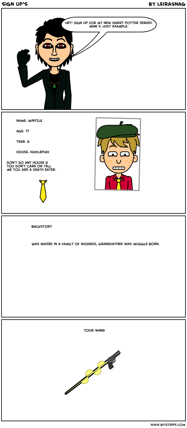 sign up's