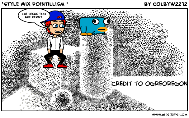 'Style Mix Pointillism '
