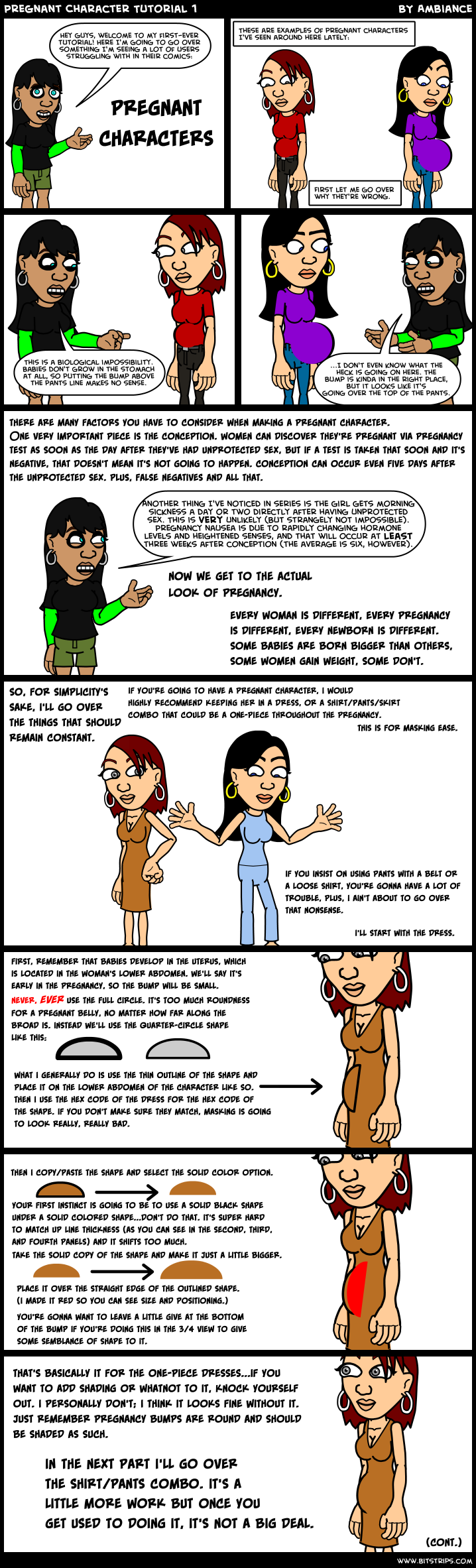 Pregnant Character Tutorial 1