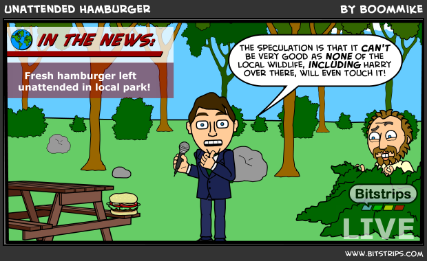 Unattended Hamburger