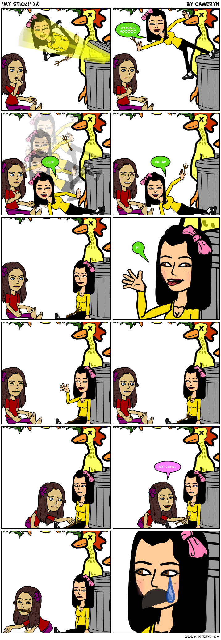 'My stick!' >:(