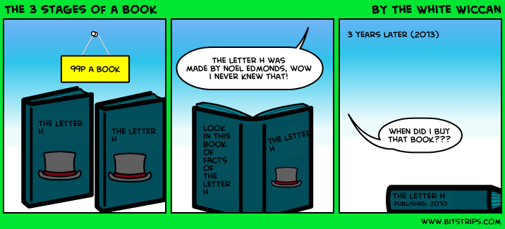 The 3 stages of a book