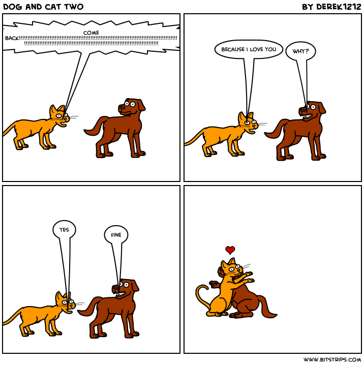 dog and cat two