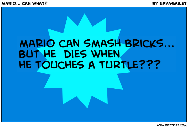Mario... can what?