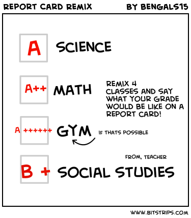 Report Card Remix