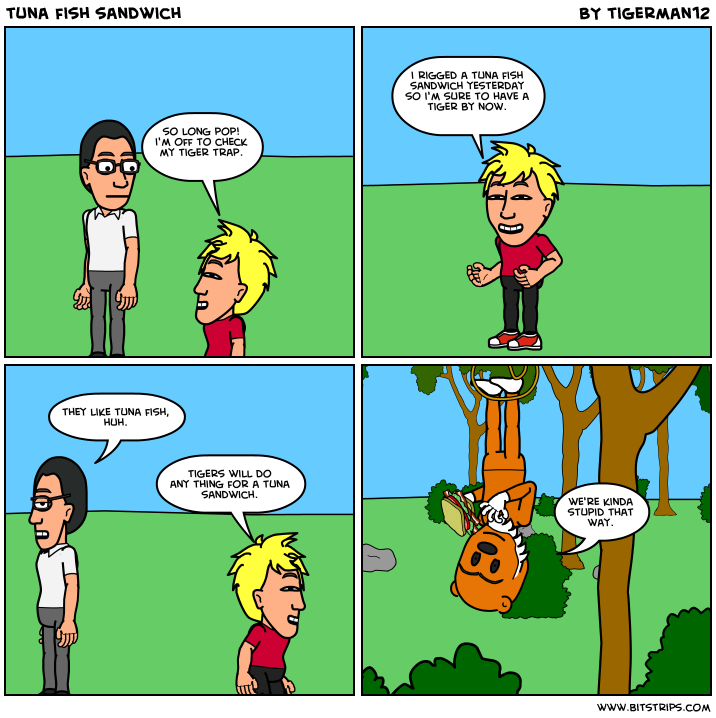 tuna fish sandwich Bitstrips