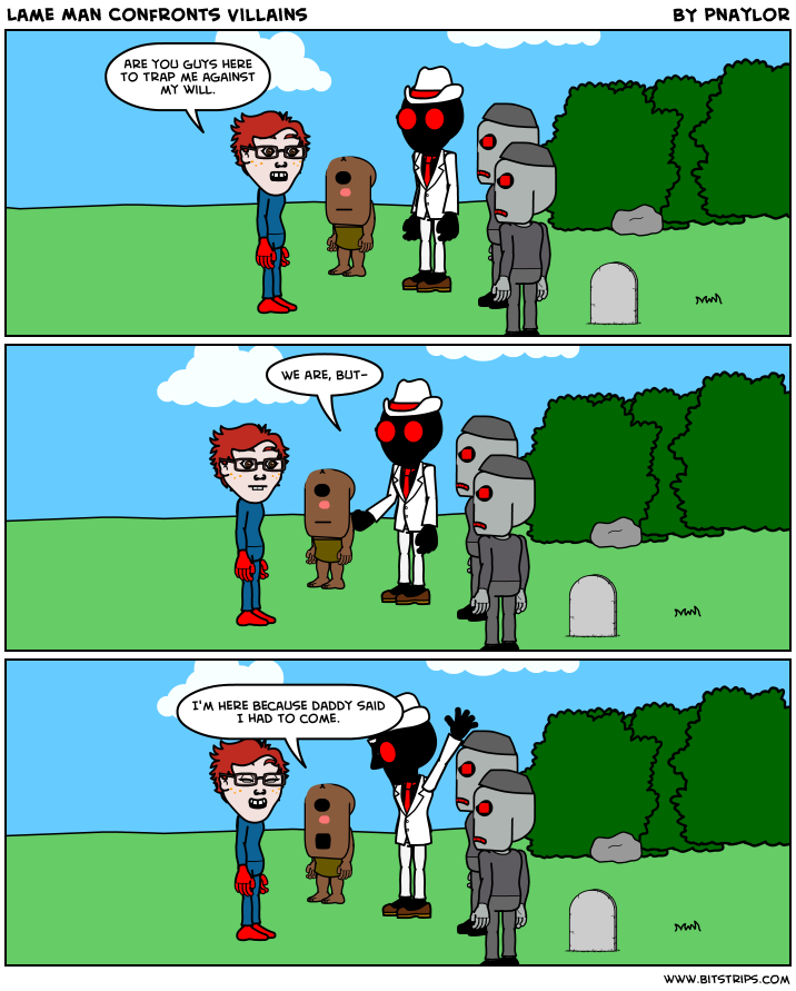 Lame Man Confronts Villains