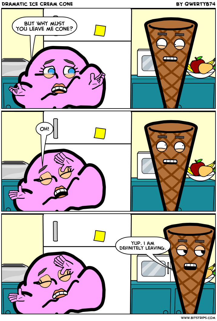 Dramatic Ice Cream Cone