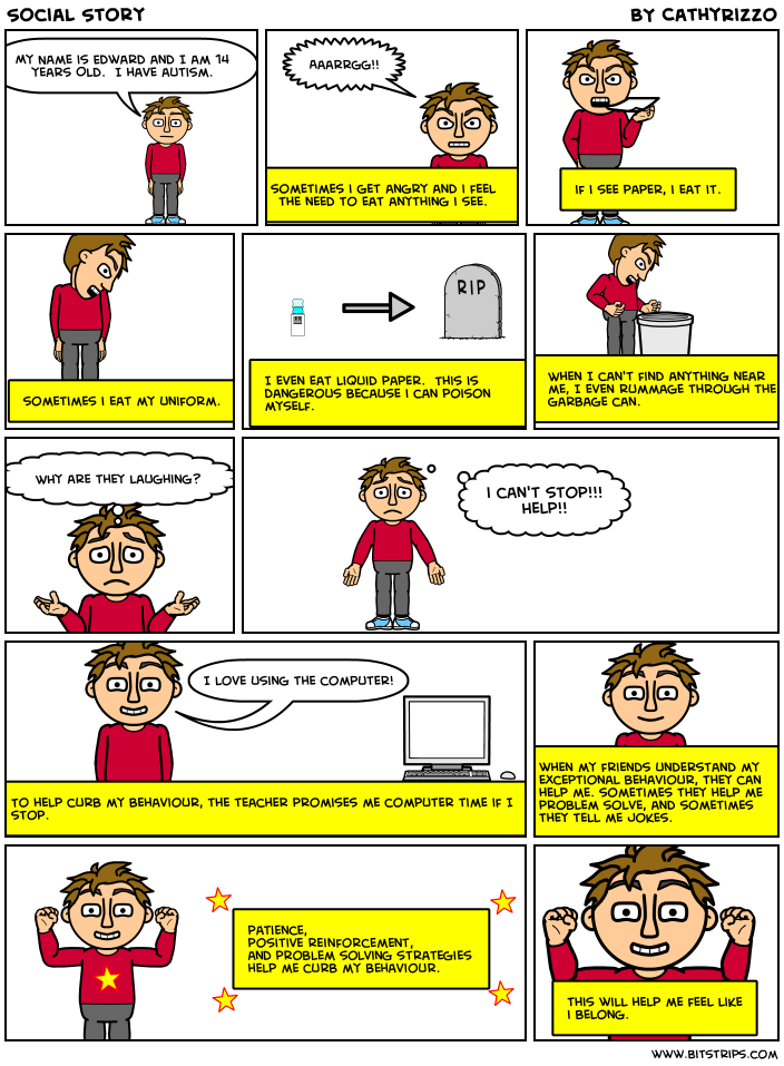 Social Story Bitstrips