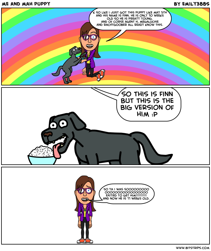 me and mah puppy