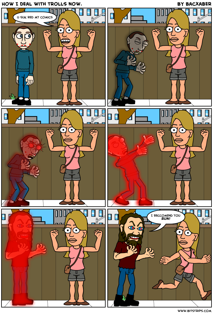 How I deal with trolls now.