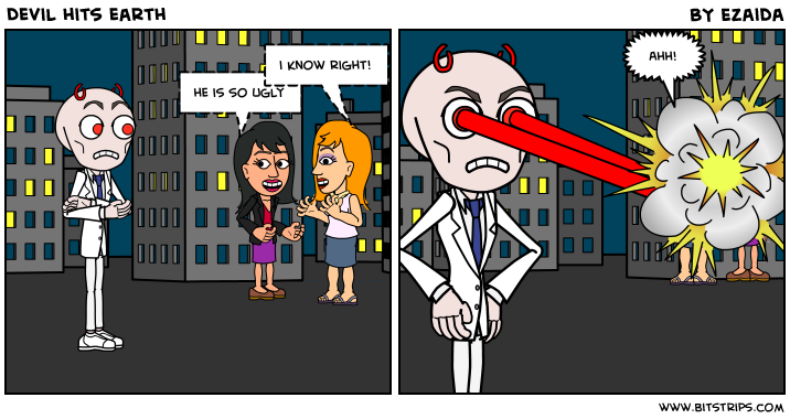 Devil hits earth