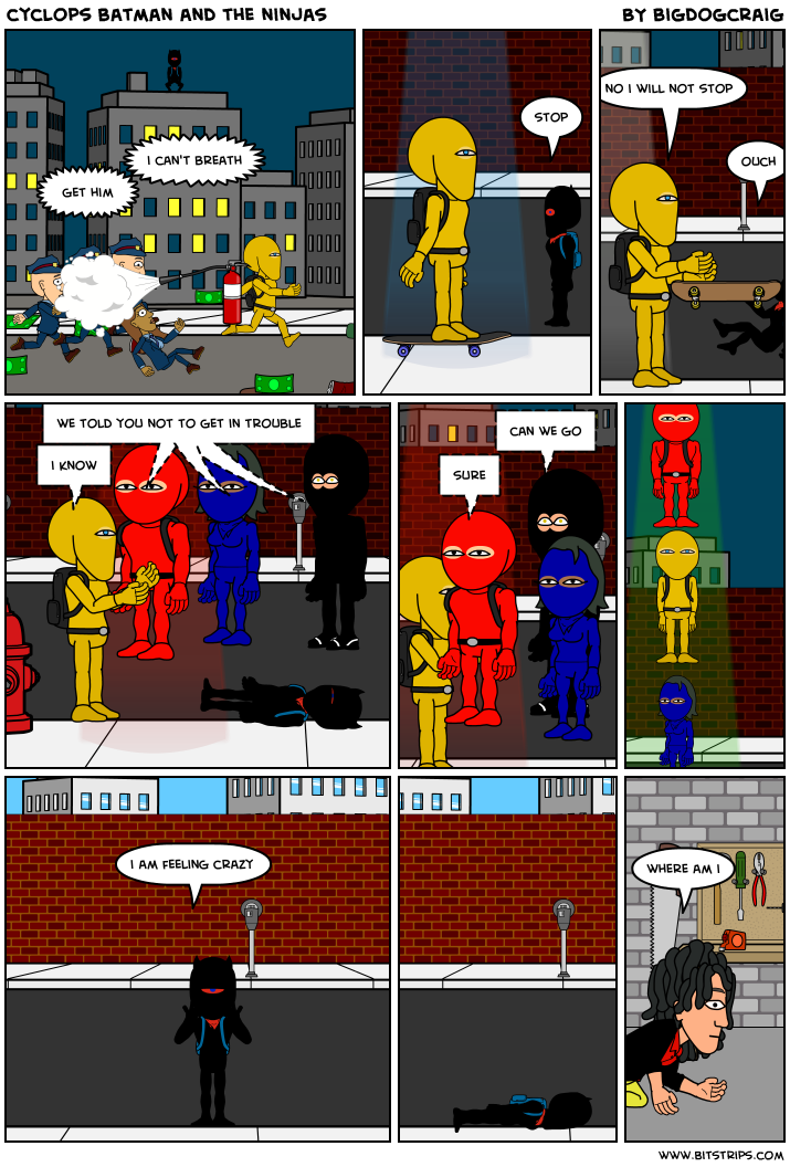 cyclops batman and the ninjas