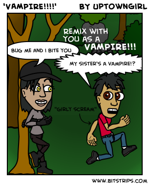 'VAMPIRE!!!!'