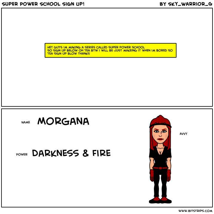 Super Power School Sign Up!