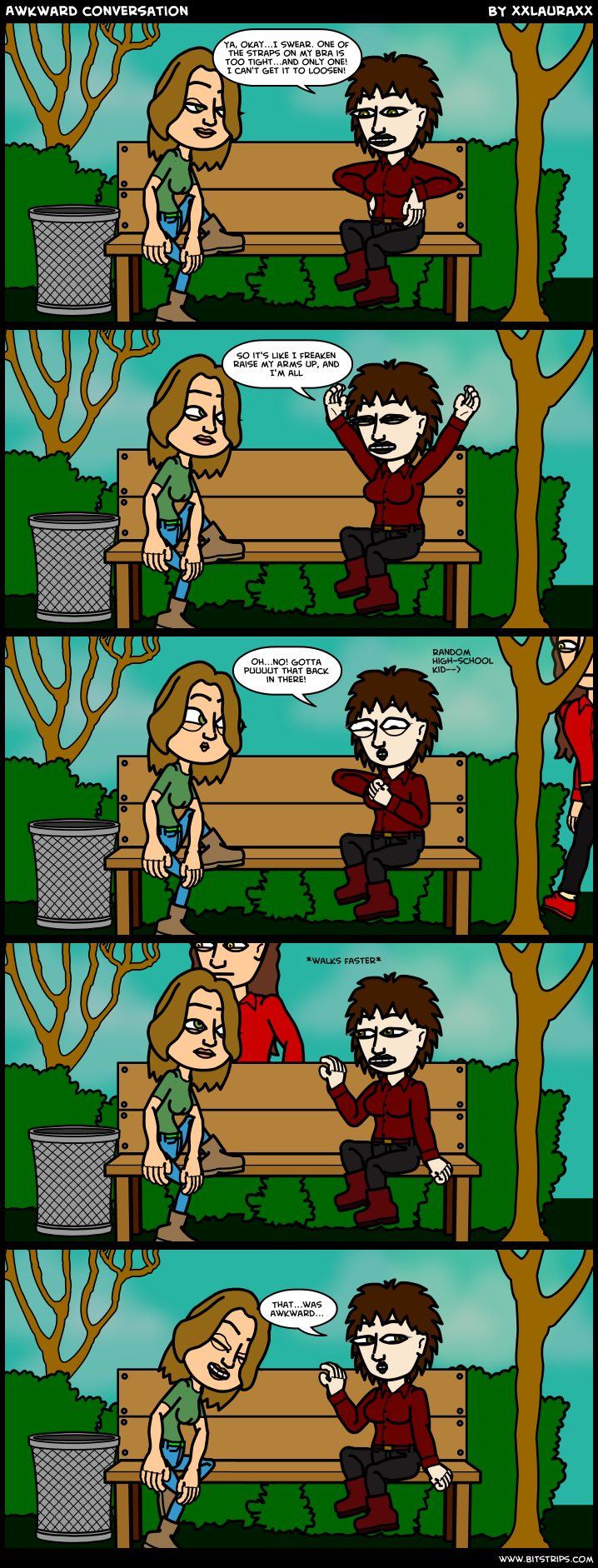 Awkward conversation