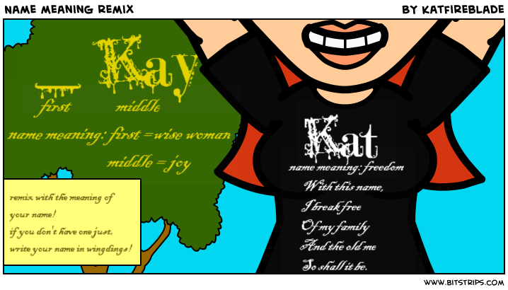 Name meaning remix