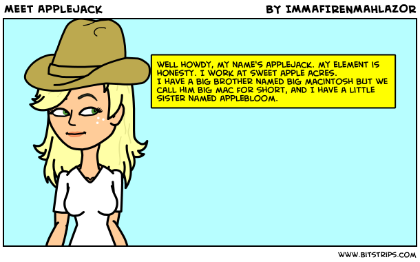 Meet Applejack