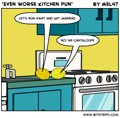'Even worse kitchen pun'