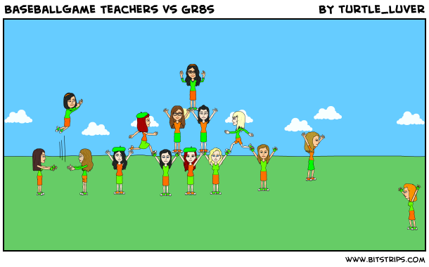 BaseballGame Teachers vs gr8s 