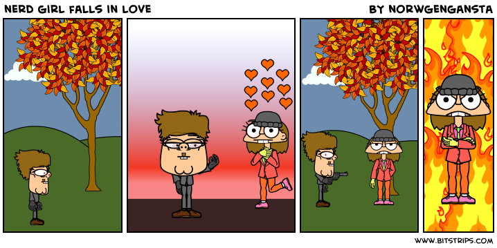 nerd girl falls in love