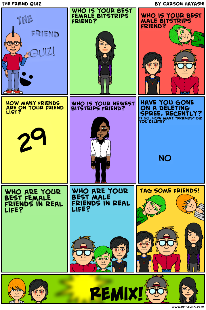 The Friend Quiz
