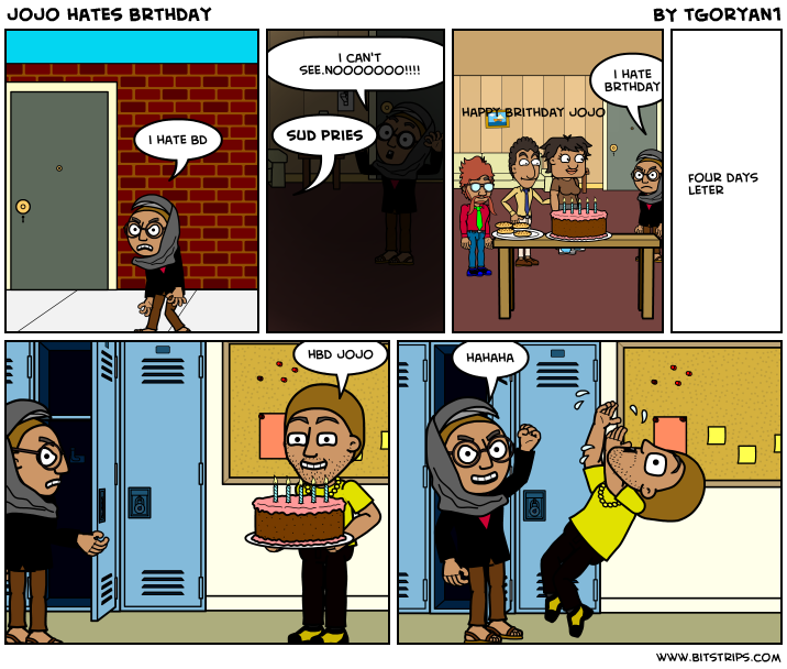 jojo hates brthday