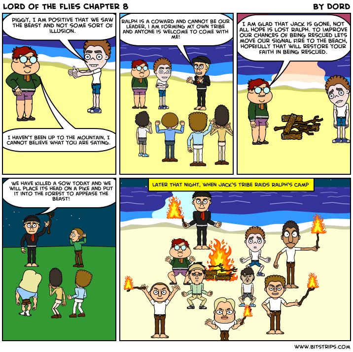 Lord Of The Flies Chapter 8 Bitstrips